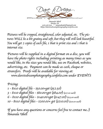 Horse show ordering info