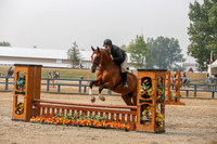 bay, cascade, gray jacket, female rider, august 19