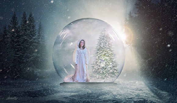 Snowglobe_Ashley 14x8