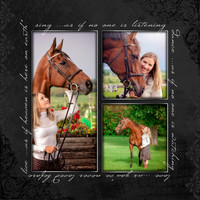 Timeless 3 photo collage 12x12