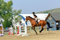bay, athabasca, female rider, august 10